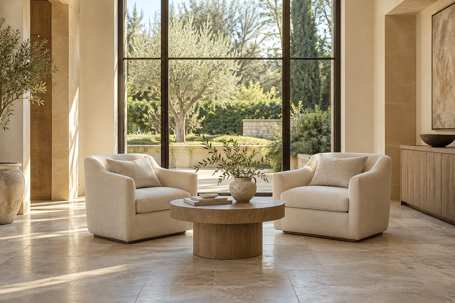 Illustrative property consultation lounge