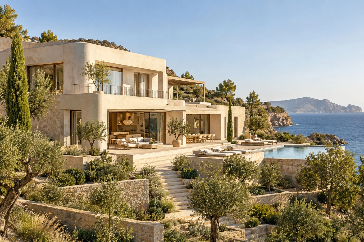 Architectural illustration of Casa Solis